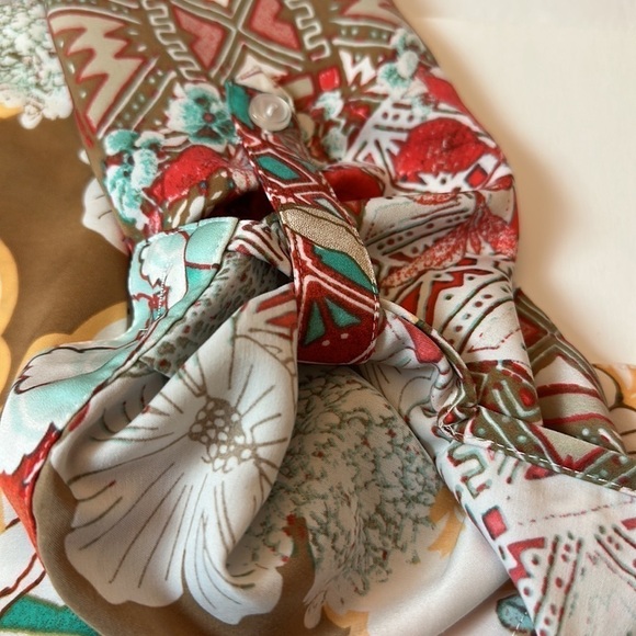 Chico’s floral button down blouse - Picture 8 of 12